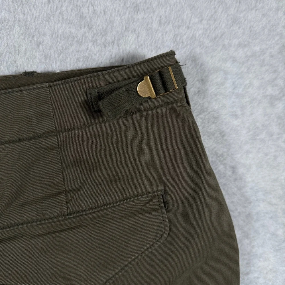Gap Relaxed Milita Cargo Pants Black Moss Green 30x30 y2k Paratrooper Military